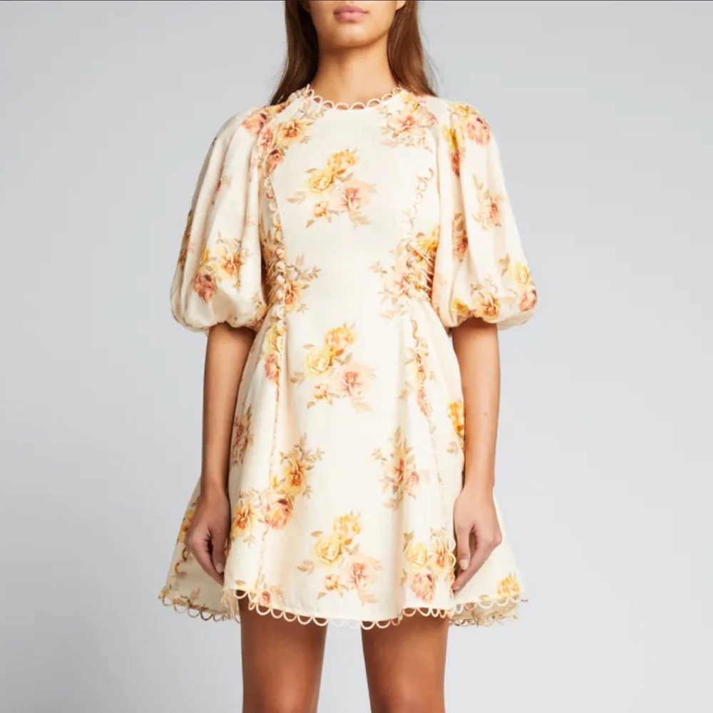 Zimmermann Rosa Laced Mini Dress - Size 0 (US 4)